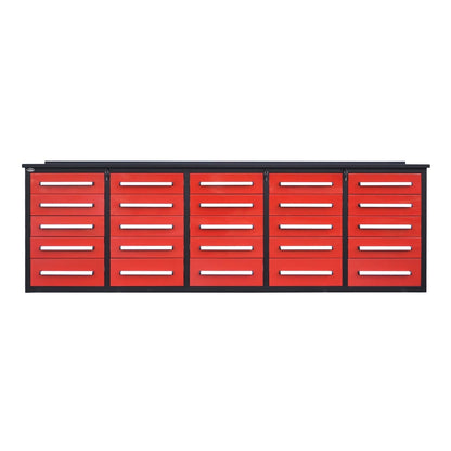 10 ft Heavy Duty Workbench with 25 Drawers