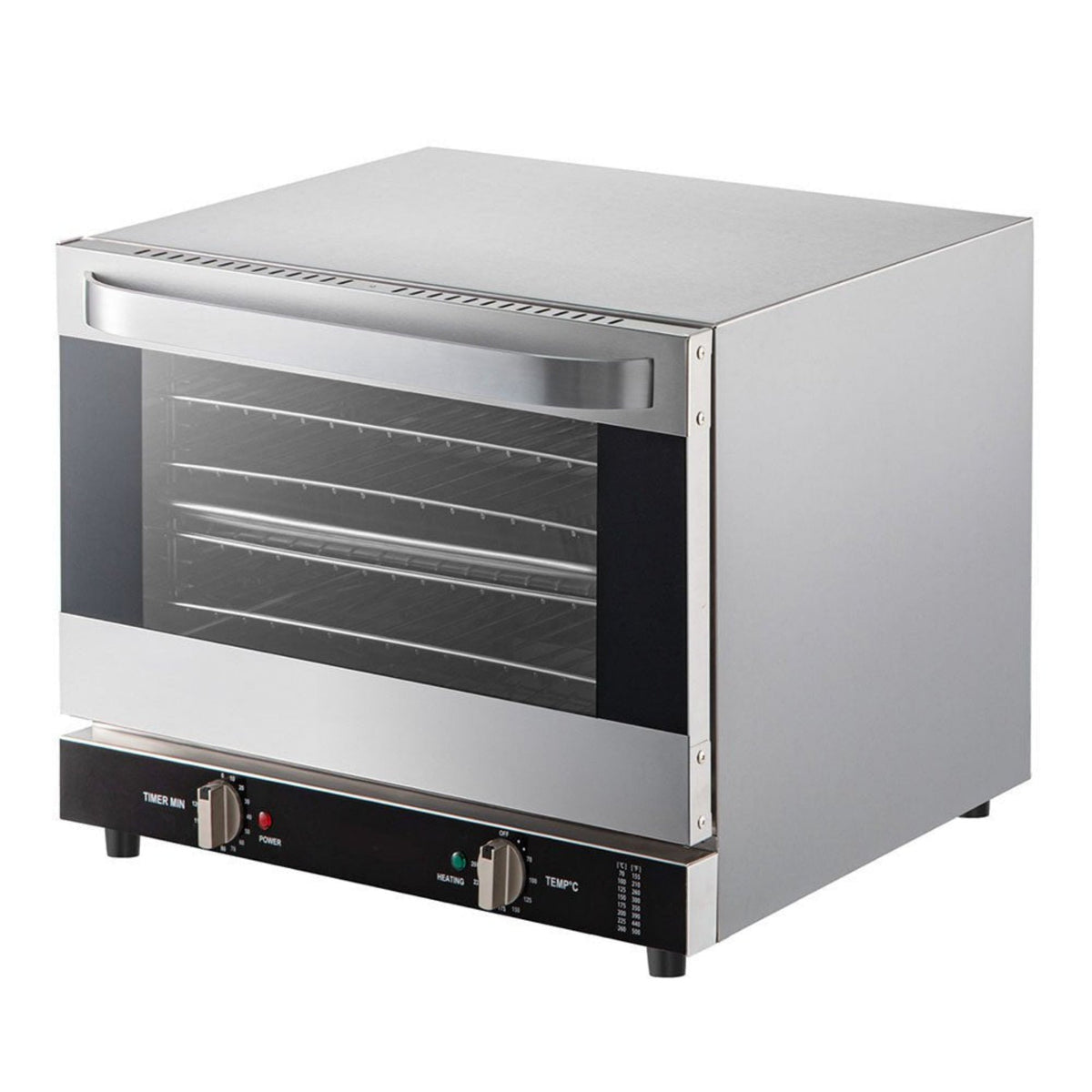 Heavy-Duty Commercial Stainless Steel Countertop Convection Toaster Oven