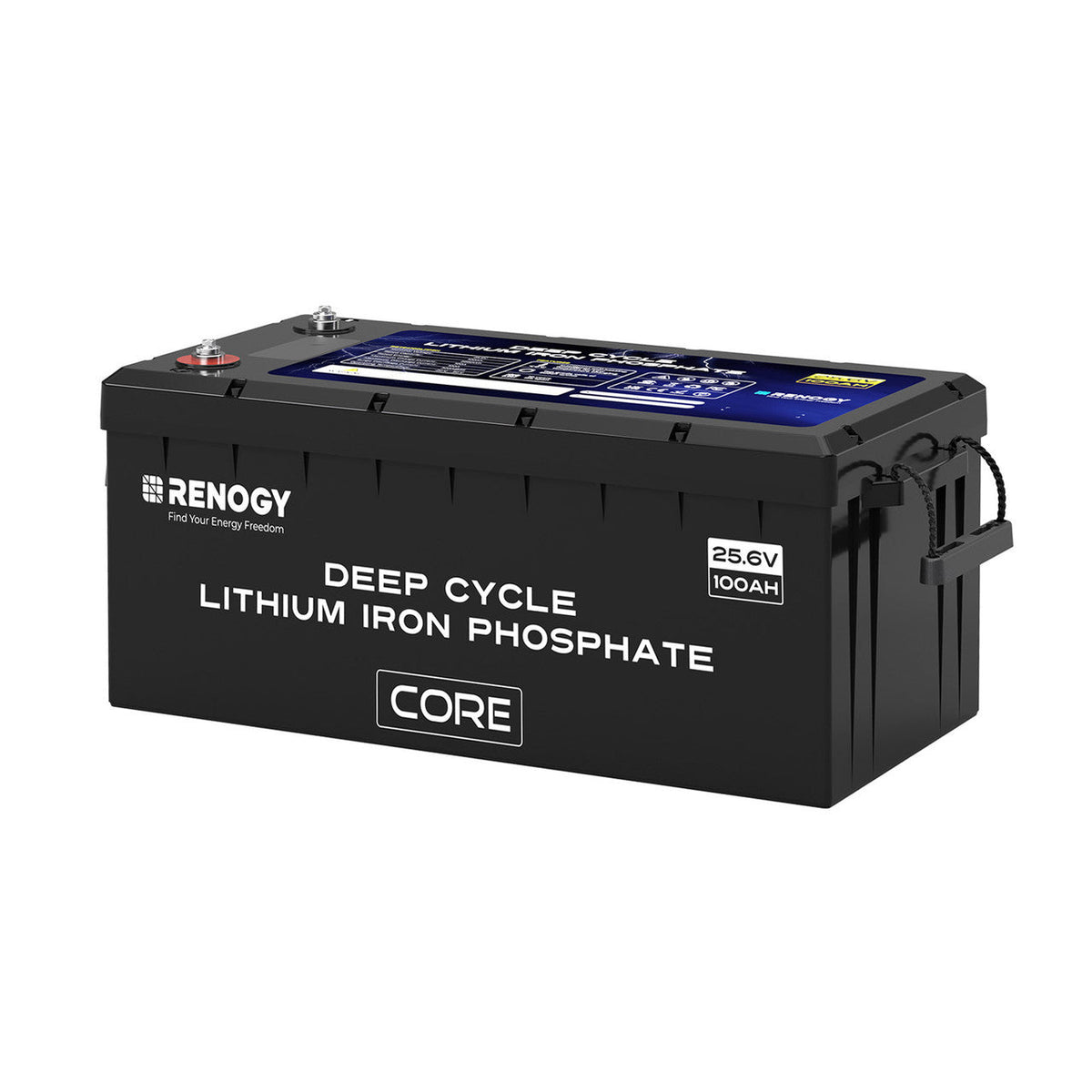 Renogy Deep Cycle 24V 100Ah Core lithium battery with Self-heating function