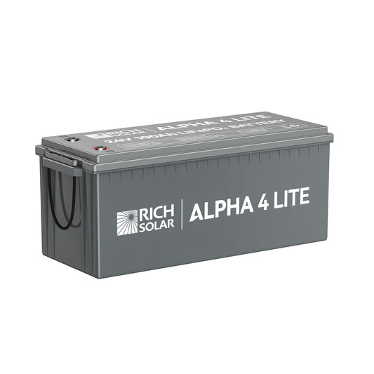 Rich Solar ALPHA 4 LITE | 24V 100Ah LiFePO4 Battery