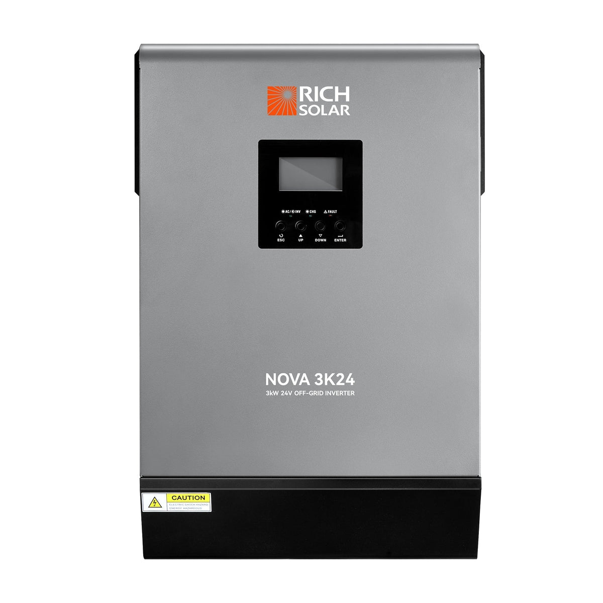 Rich Solar NOVA MAX 3K | 3000 Watt (3kW) 24 Volt Off-Grid Hybrid Solar Inverter