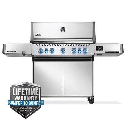 Napoleon Prestige 665 Connected RSIB w/ Infrared Side and Rear Burner (Stainless Steel) 7-Burner w/ WiFi & Bluetooth