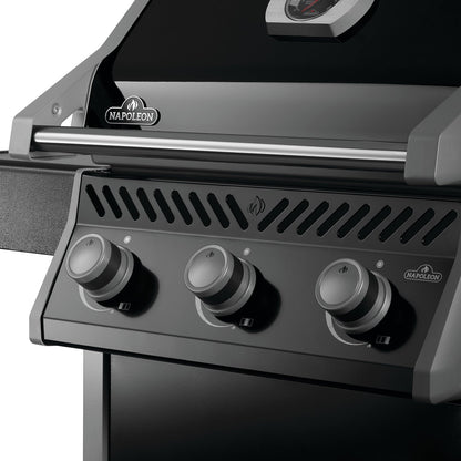 Napoleon Rogue 425 Gas BBQ Grill (Black) w/ Stainless Steel Grids 3-Burner