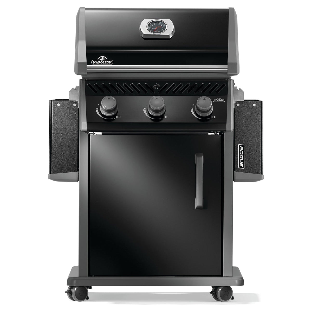 Napoleon Rogue 425 Gas BBQ Grill (Black) w/ Stainless Steel Grids 3-Burner