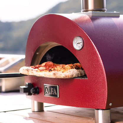 Alfa Moderno Portable Pizza Oven in Antique Red (LP)