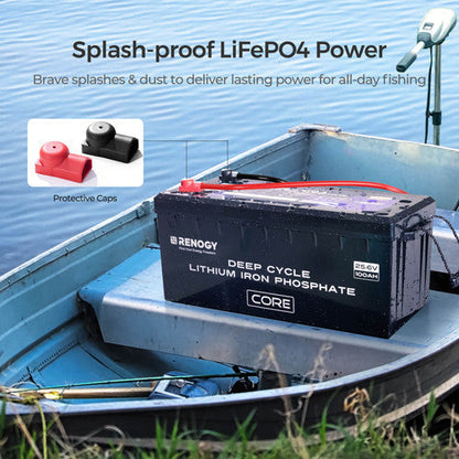 Renogy Deep Cycle 24V 100Ah Core lithium battery with Self-heating function