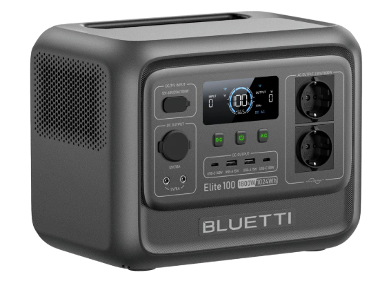 BLUETTI to Puerto Rico - Elite 100 V2 Portable Power Station | 1 800 W, 1 024 Wh