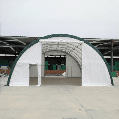 W 40FT x L 80FT x H 20FT Single Truss Arch Storage Shelter