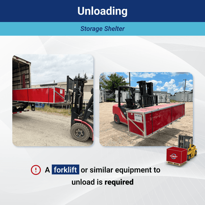 W 30FT x L 65FT x H 15FT Single Truss Arch Storage Shelter