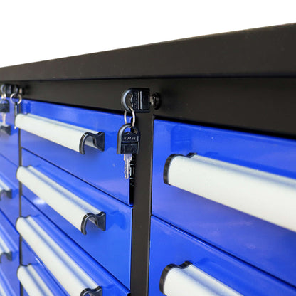 10 ft Heavy Duty Workbench with 25 Drawers