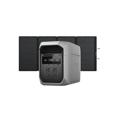 EcoFlow DELTA 3 Max Plus Portable Power Station + 400W solar panel