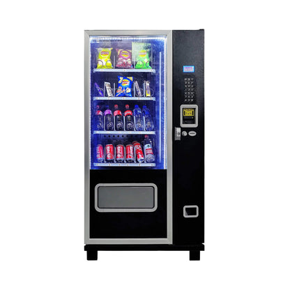 Epx 5FT Snacks And Drinks Combo Vending Machine With Refrigeration and Bill Acceptor