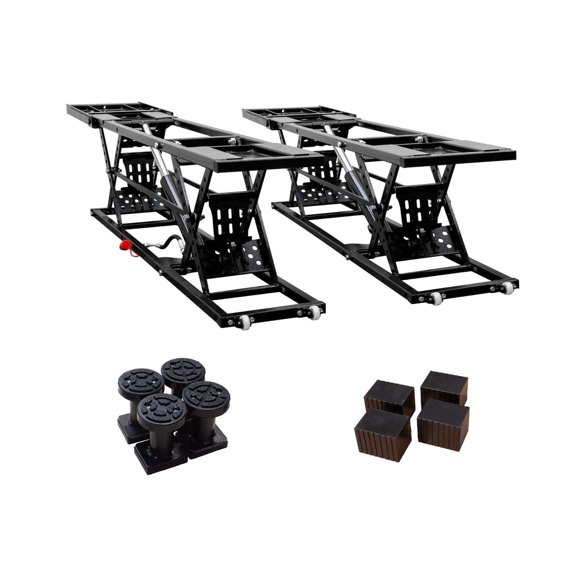 Heavy-Duty Portable 7000 LBS Car Lift Jack with Locking Levels