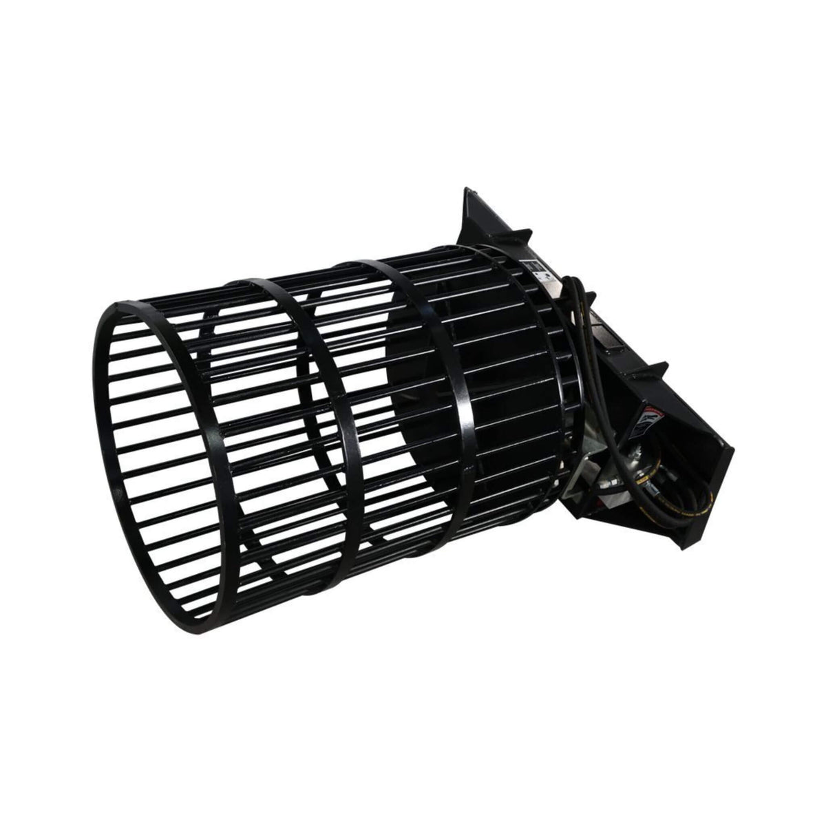 Heavy-Duty Rotary Rock Picker Skid Steer Attachment with 30-Inch Drum