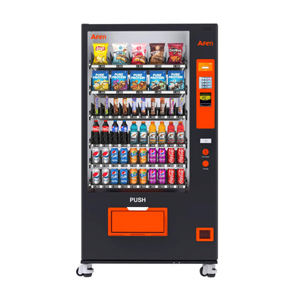 Large 60-Slot Commercial Snack and Drink Refrigerated Combo Vending Machine