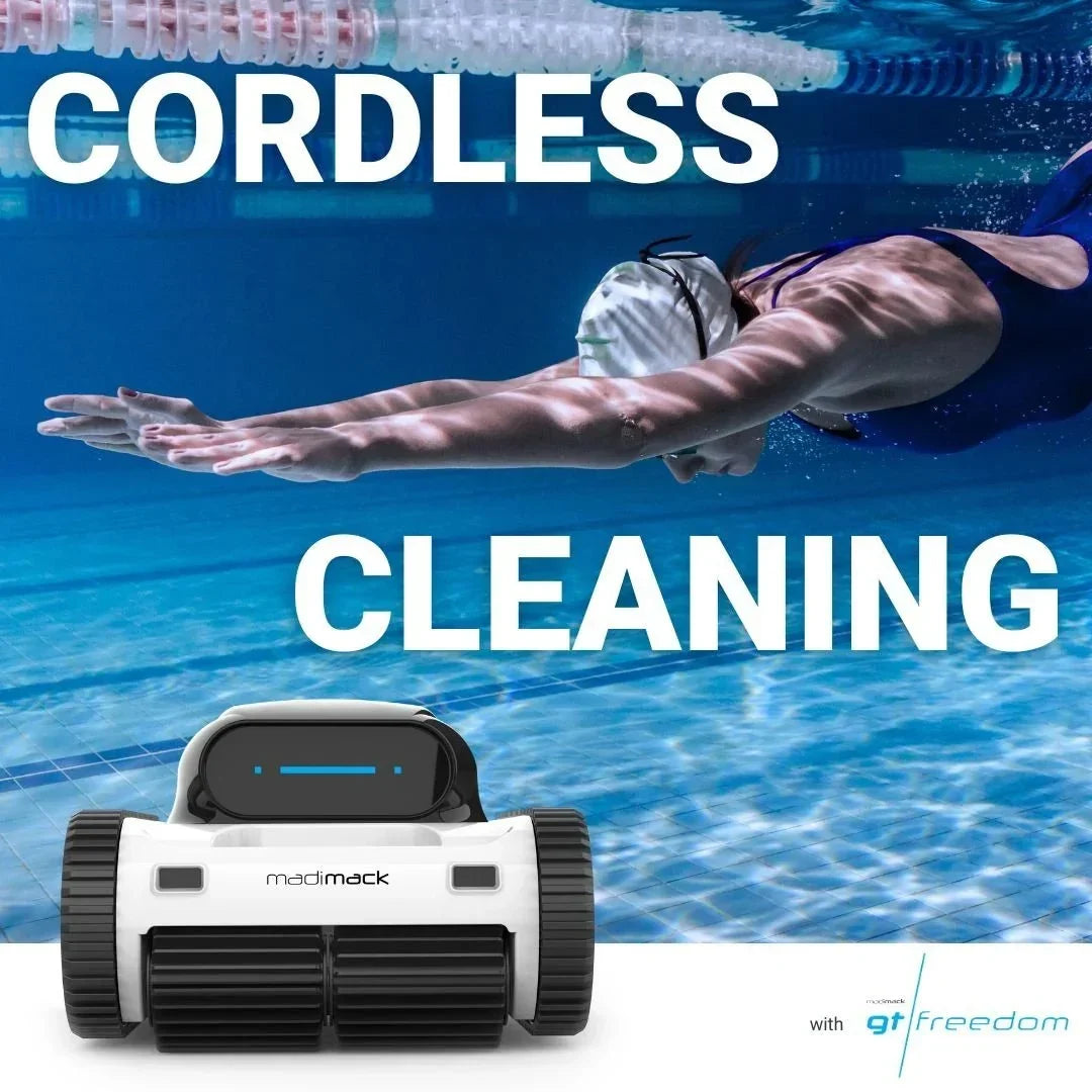 Madimack GT Freedom i60 Cordless Robotic Pool Cleaner – 6-Hour Runtime
