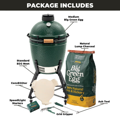 Medium Big Green Egg + Standard Nest Package