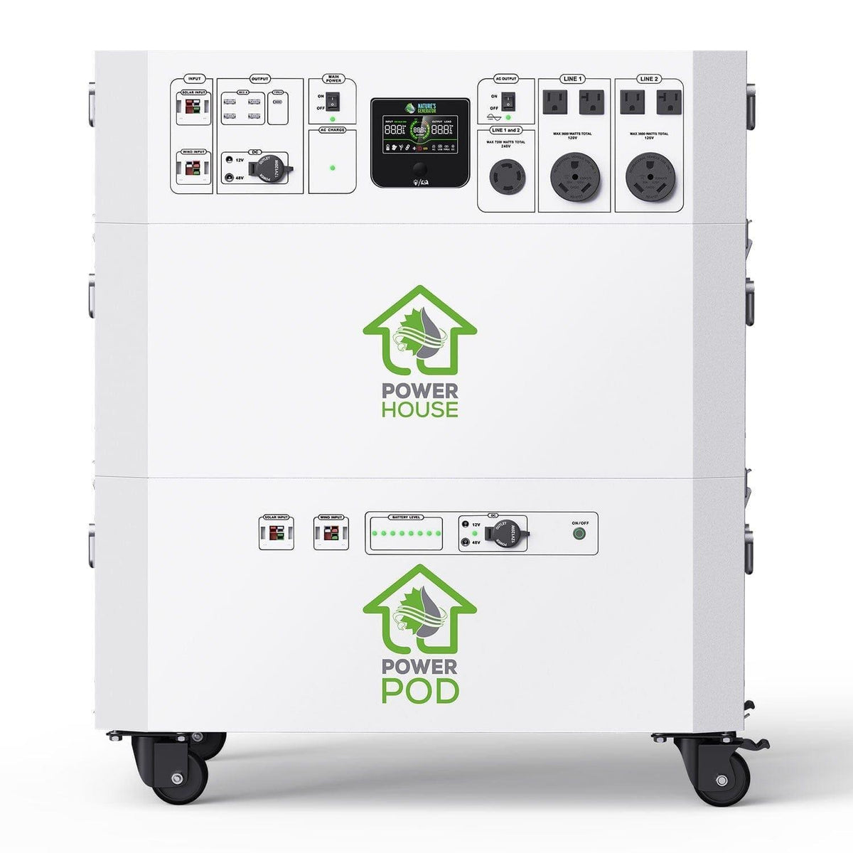 Refurbished - Nature's Generator Powerhouse + Power Pod