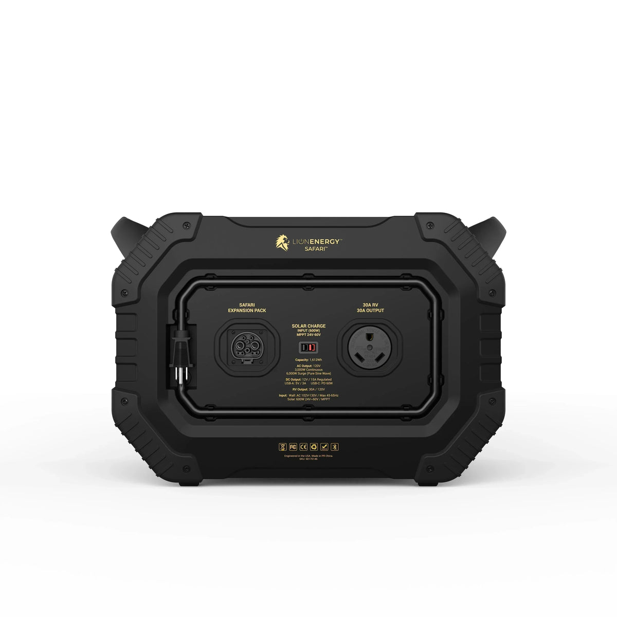 RECERTIFIED - Safari Power Generator (3,000W, 1,612Wh, LifePO4)