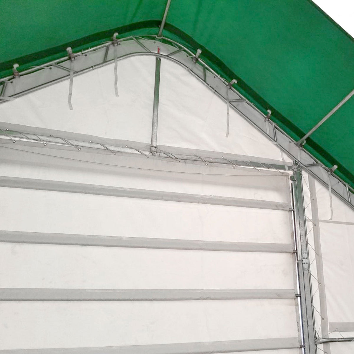 W 30FT x L 80FT x H 20FT Double Truss Storage Shelter