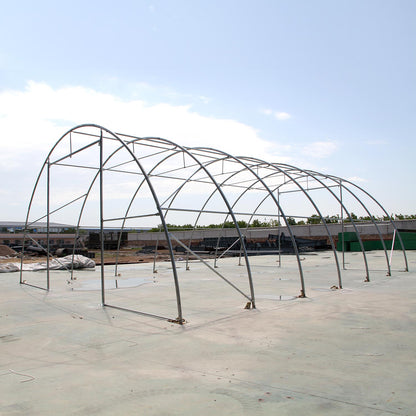 W 20FT x L 33FT x H 16FT Double Truss Storage Shelter